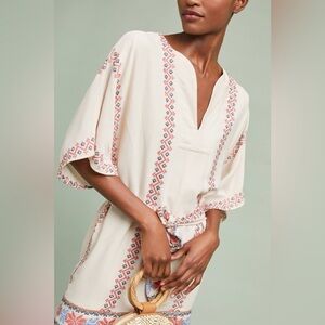 Anthropologie X Corey Lynn Calter Embroidered Romper | Size XS
